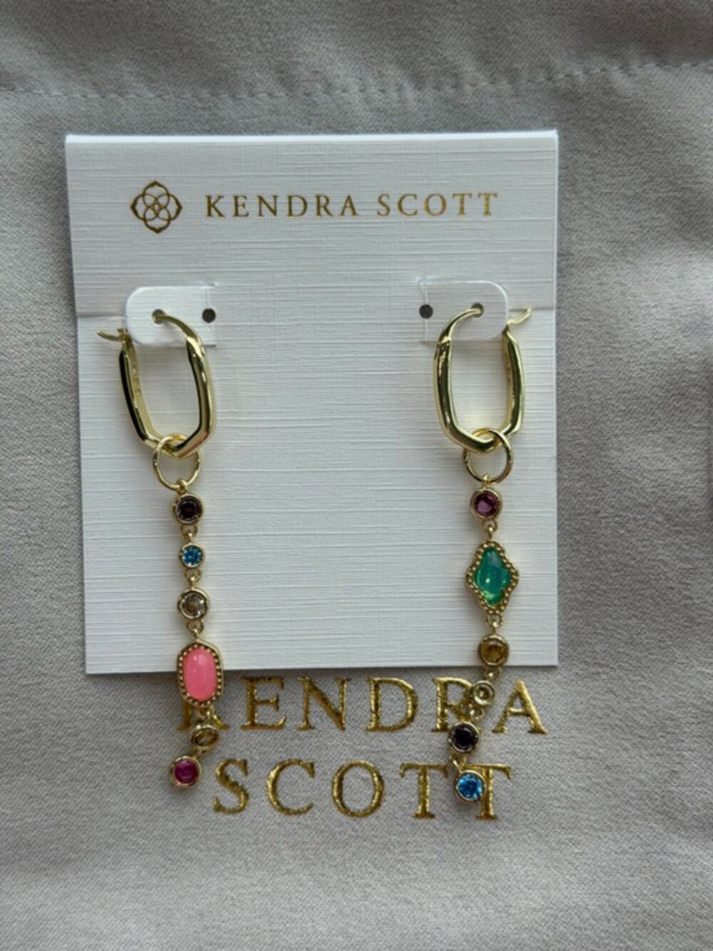 Kendra Scott Colorful Pendant Earrings